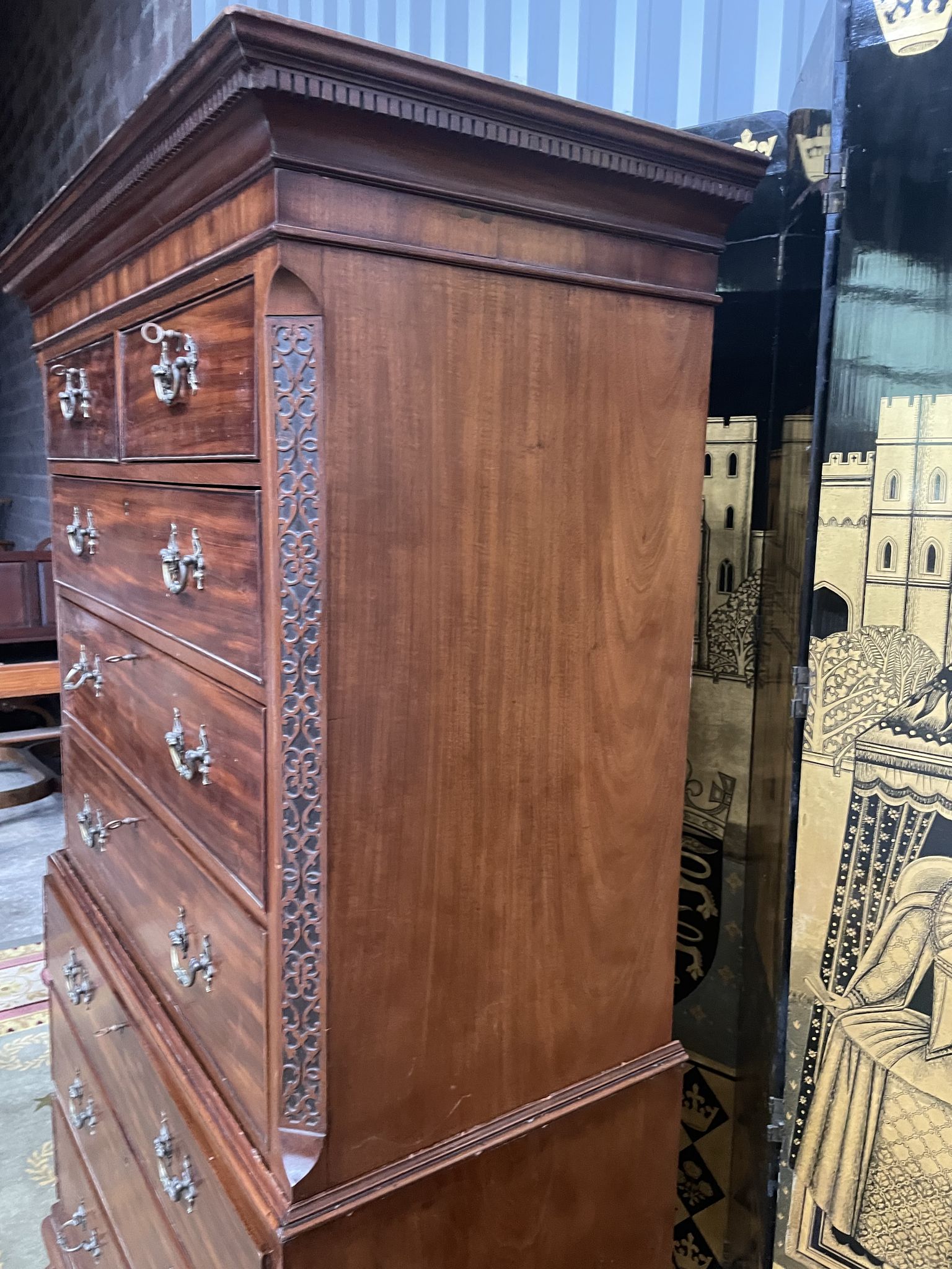 Commode dites « Tallboy » anglais 19eme