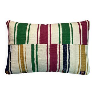 Housse de coussin kilim turc vintage, 40 x 60 cm