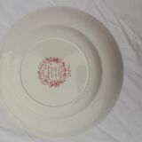 Assiette plate en faïence Staffordshire Ridgway  Ironstone modèle  Clifton diam 25 cm