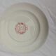 Flat earthenware plate Staffordshire Ridgway Ironstone model Clifton diam 25 cm