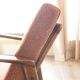Vintage rust bronze armchair Scandinavian design 1960
