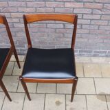 Rosewood Astrid Dining Chairs by Oswald Vermaercke for V-Form, 1962, Set of 5