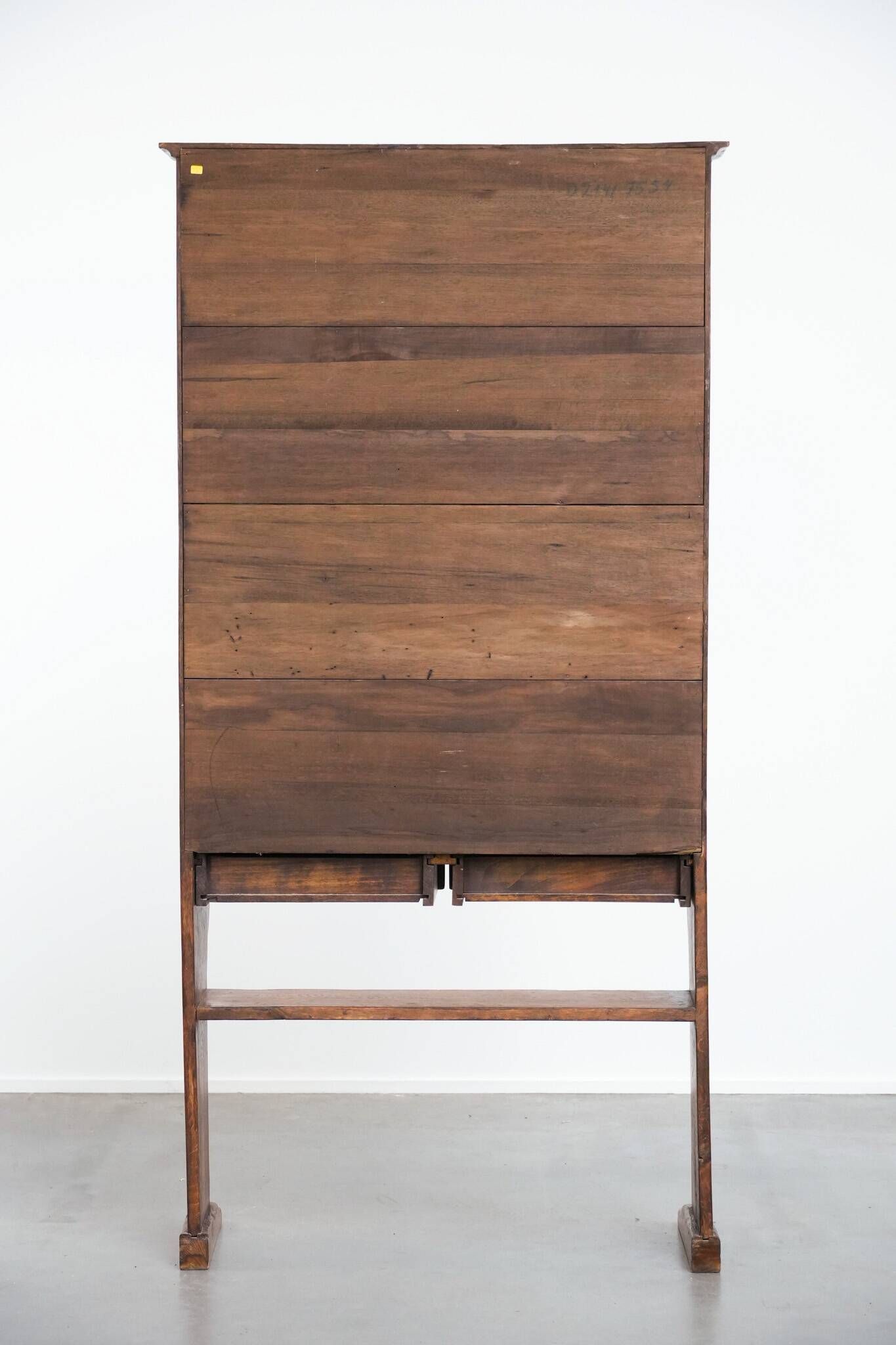 Spanish farmhouse wooden kitchen cabinet from the early 20th century