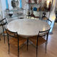 Table Eros en Marbre Blanc par Angelo Mangiarotti pour Skipper, 1990s
