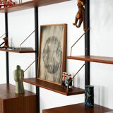 Teak modular shelving unit, Danish design, 1960s, designer: Poul Cadovius
