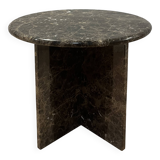 emperador brown marble side table dark brown marble table