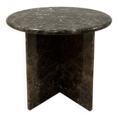 table appoint en marbre marron emperador table marbre marron dark