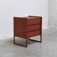Danish chest of drawers in teak with sledge feet, 1960s