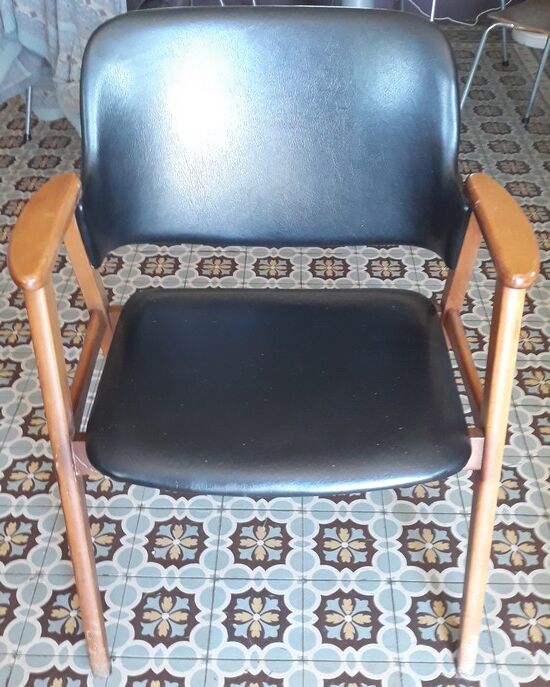 Fauteuil Bridge Pays-Bas Cess Braakman, années 50
