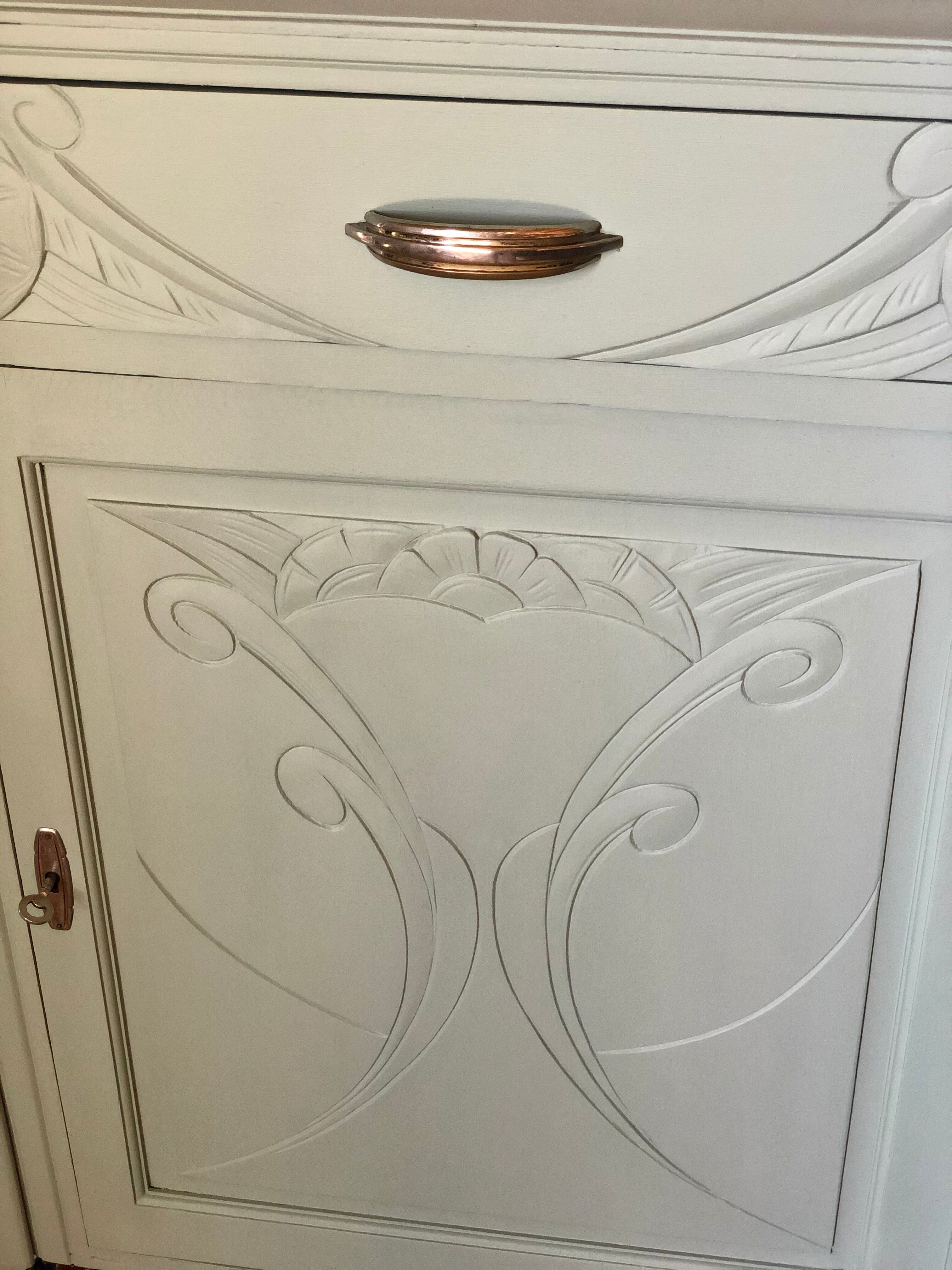 Almond Art Deco Buffet