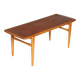 60s teak coffee table