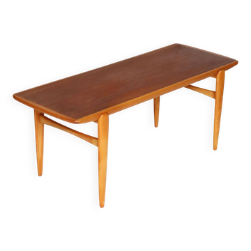 60s teak coffee table