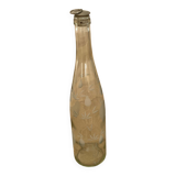 Bottle engraved pears