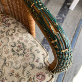 Bamboo and rattan lounge