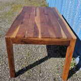 Rectangular teak dining table