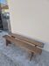 Pair of antique rustic farmhouse benches