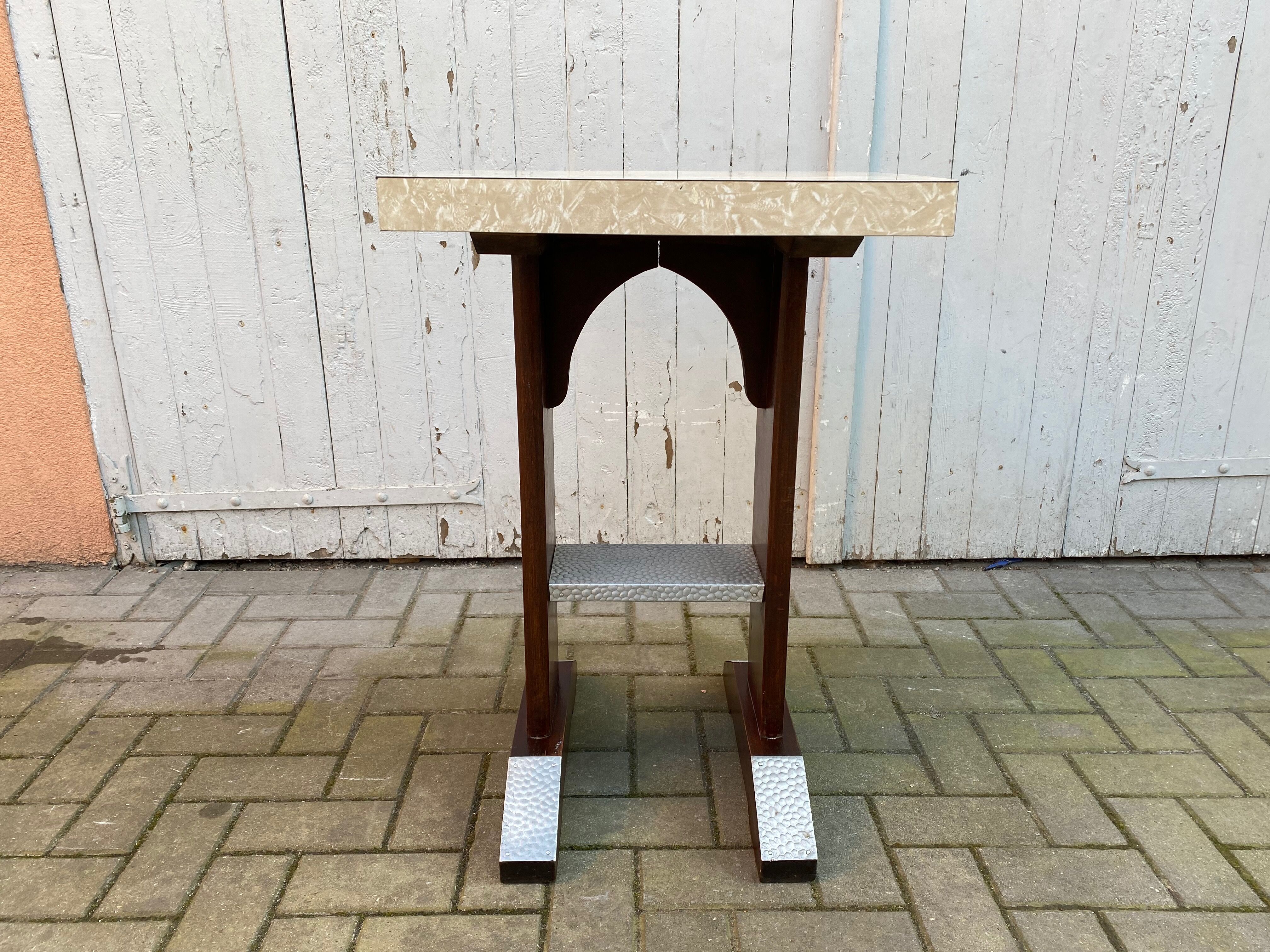 old bistro table cira 1950s