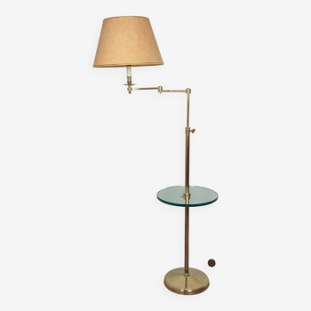 Lampadaire liseuse en laiton