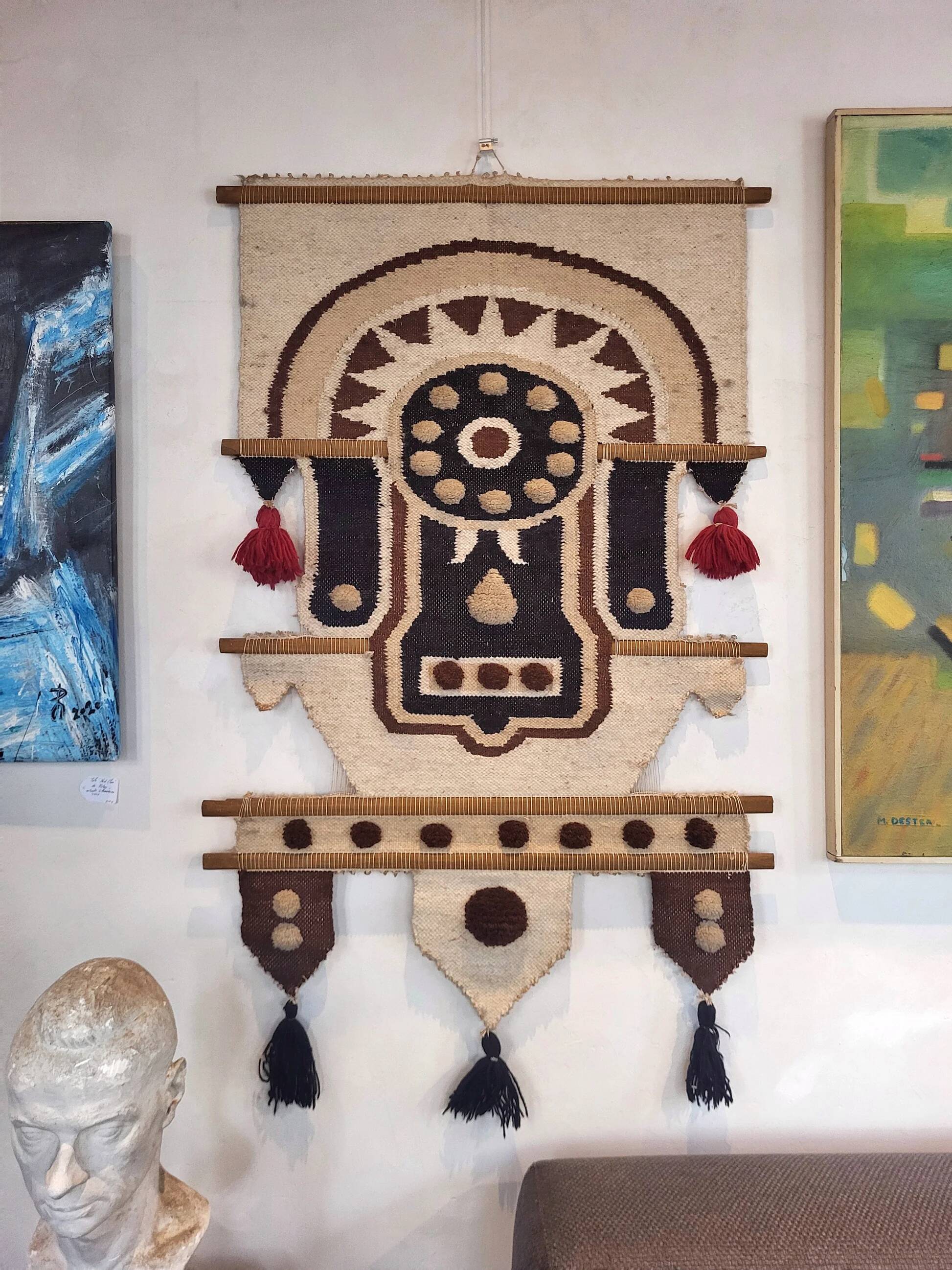 South American wall weaving