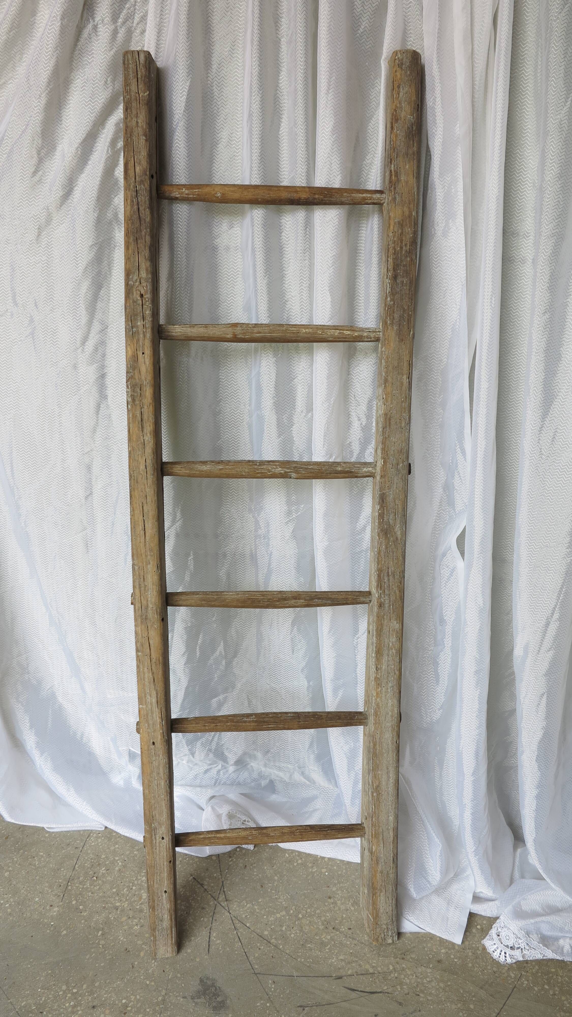 decorative rustic ladder