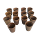 Set of 14 sandstone cups