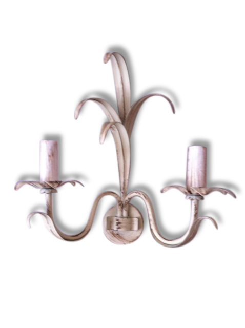 Apply metal "leaves"