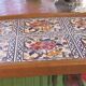 Tile plateau from GIEN and wood