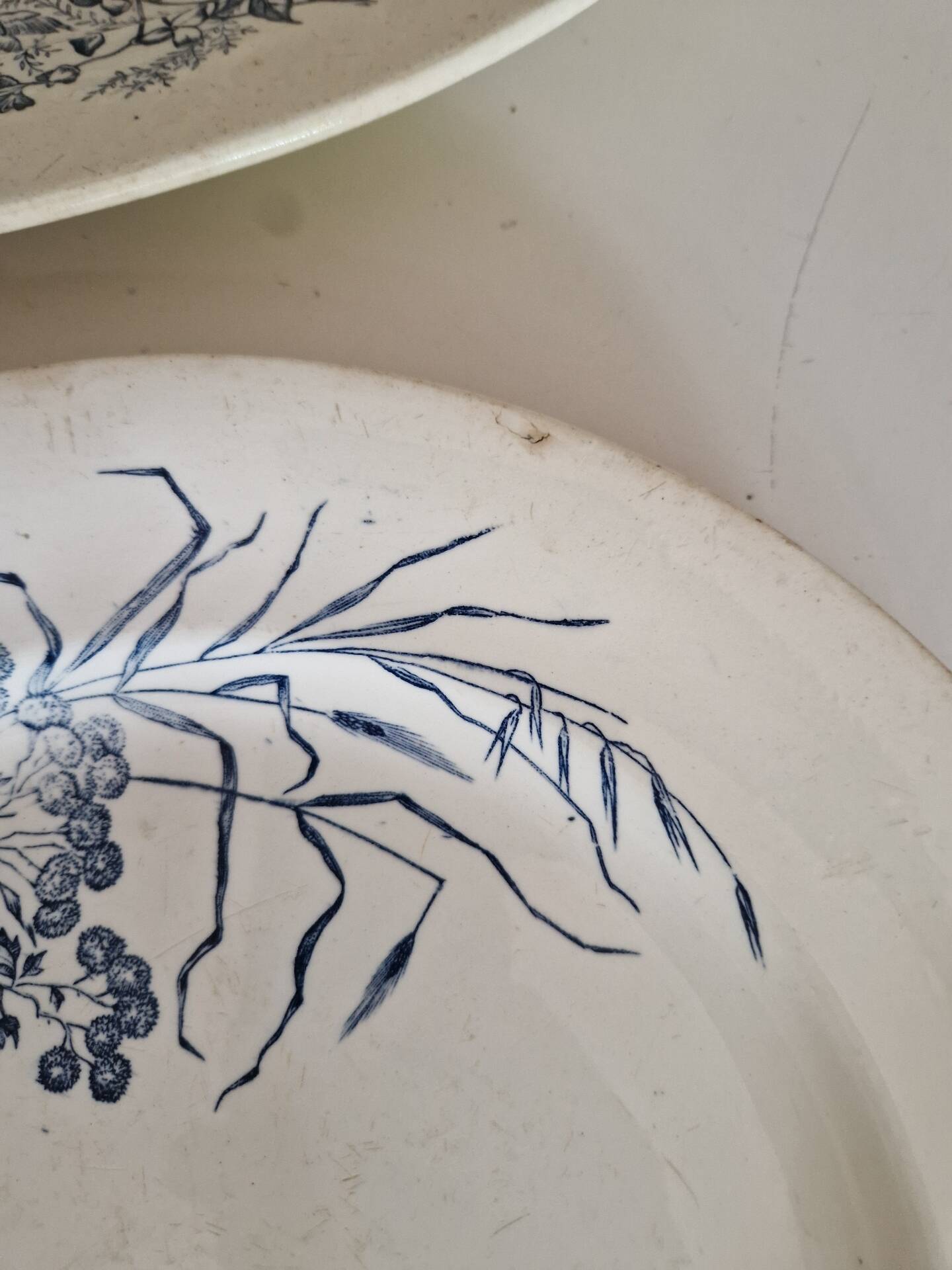 Lot De 3 Plat Terre De Fer