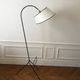 Tripod floor lamp and magazine rack 1950