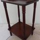 Nightstand or side table with 2 wooden shelves - Very good condition