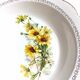 Plat creux gien marguerites vintage
