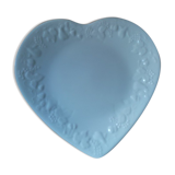 Heart plate porcelain limoge decoration fruits