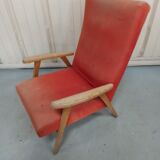 Set 3 armchairs compass feet