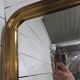 Louis Philippe style gilded mirror, mid-20th century, bevelled mirror.