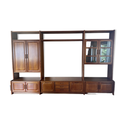 Système d'étagères danish design, teck, style scandinave par dyrlund