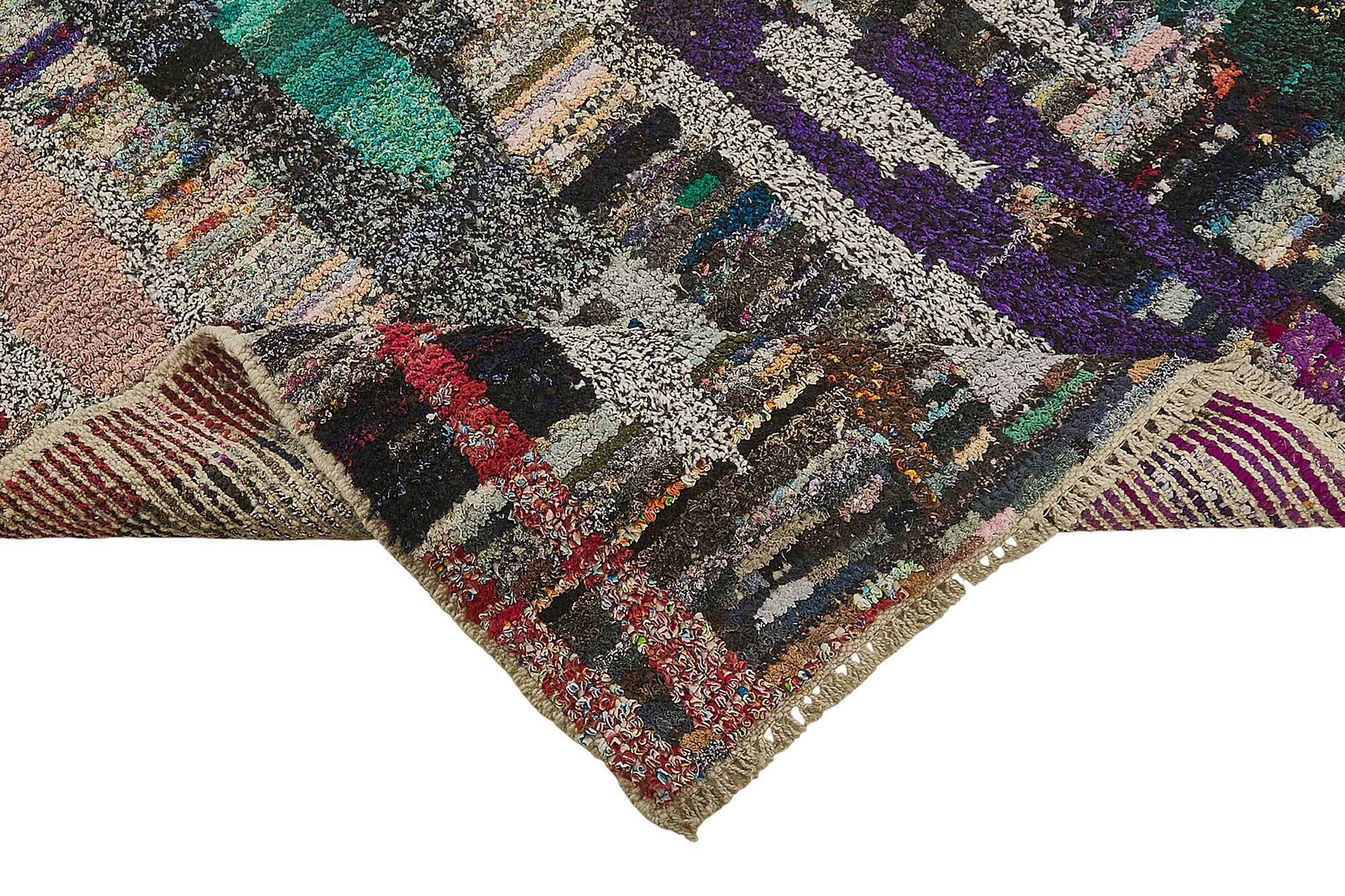 Handwoven Turkish Recycled Boho Rug 175 cm x 270 cm