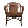 Restyled wick armchair