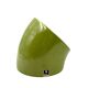 Space age set of 2 green ceramic vide poche, Sicart Italy ca. 1970