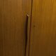 Scandinavian wardrobe 1960 teak 4 doors, 3 drawers, 2keys