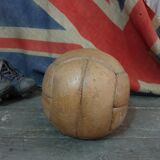Vintage leather soccer ball