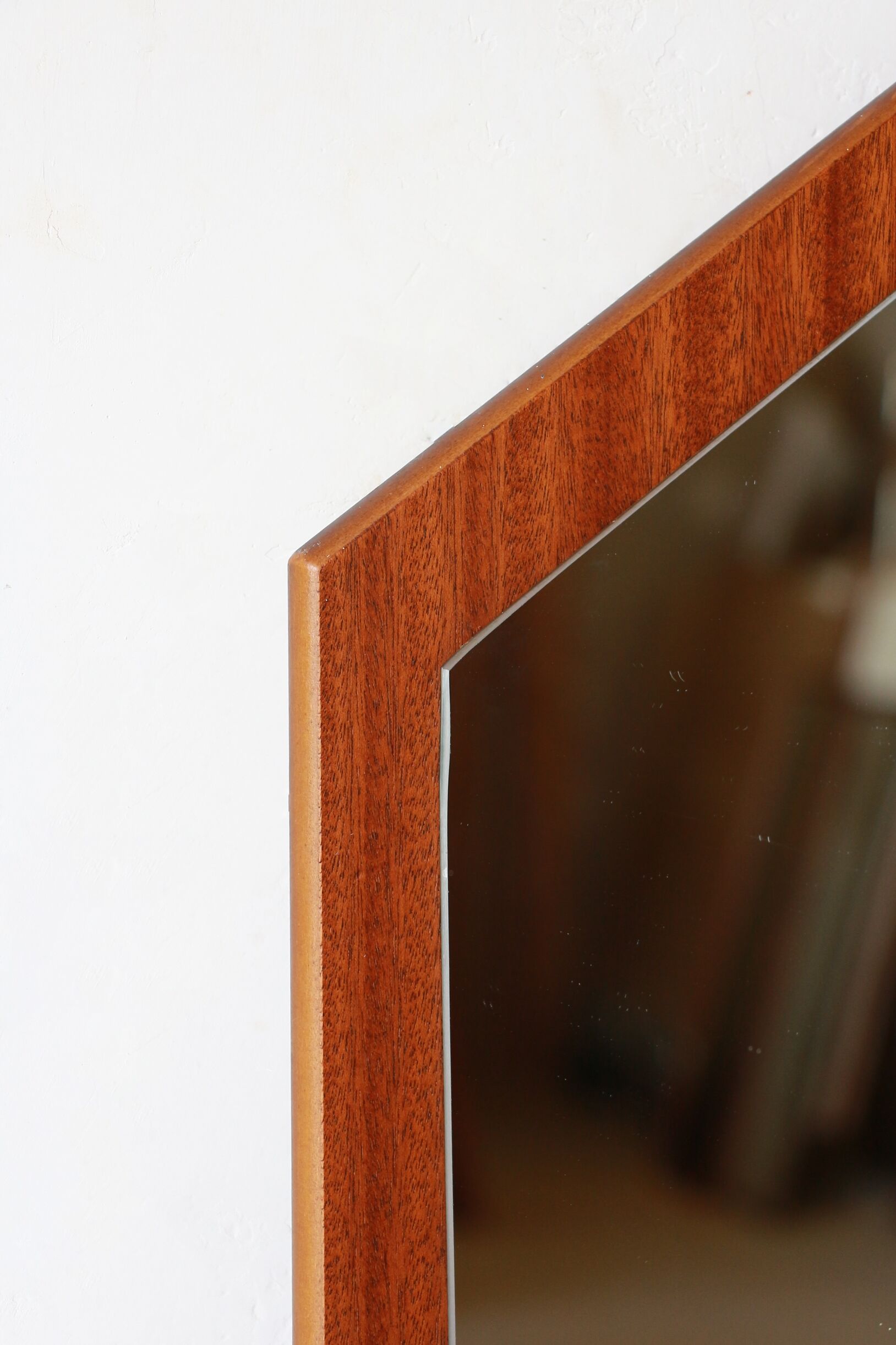 Teak diamond mirror - Scandinavian