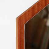 Teak diamond mirror - Scandinavian