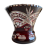 Vase en cristal de Bohême