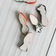 set of ceramic carrot knife holders