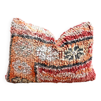 Vintage Moroccan, Berber bujaad pillow, decorative pillow, Berber cushion.