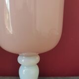Verre vase Opaline rose