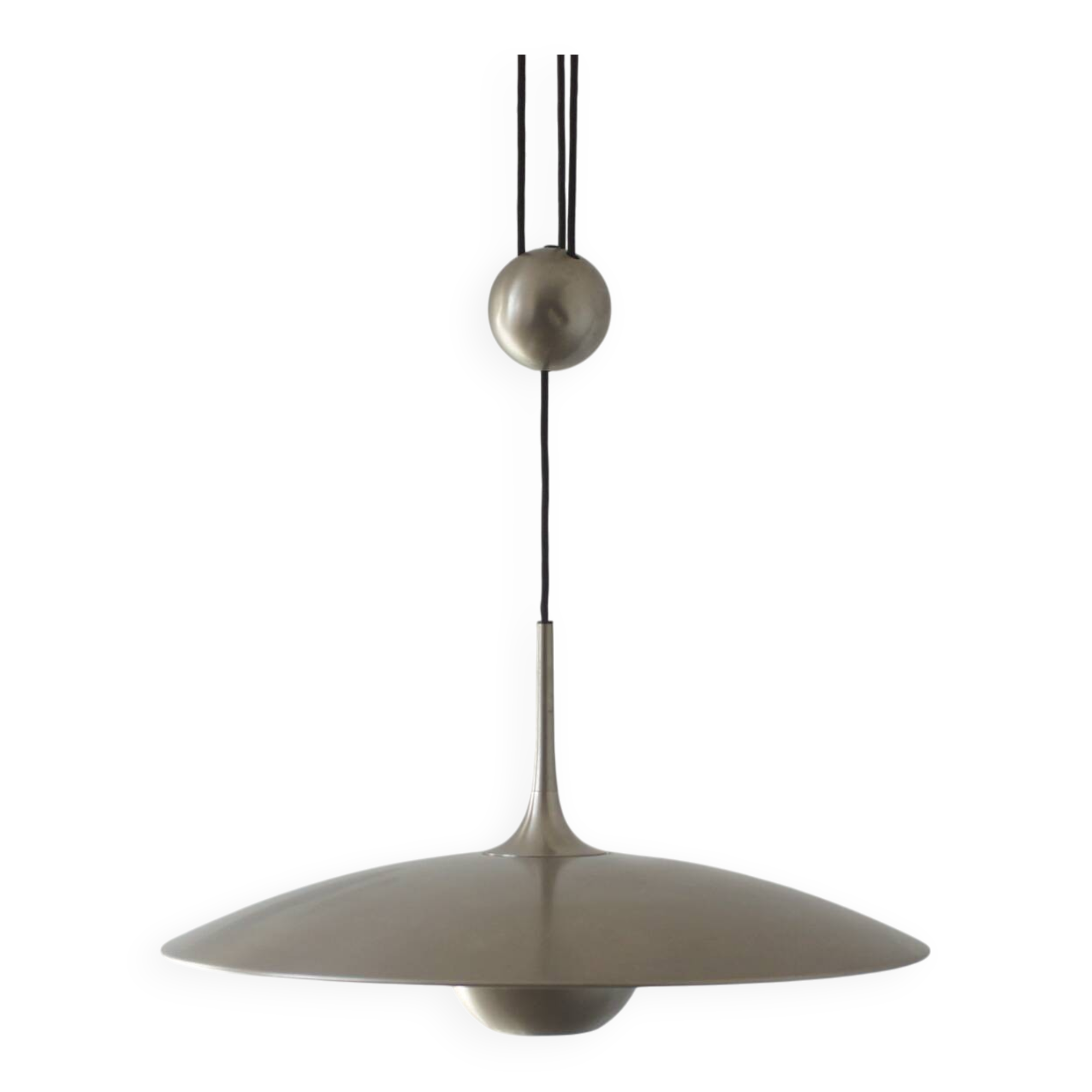 Silver Pendant Lamp by Florian Schulz