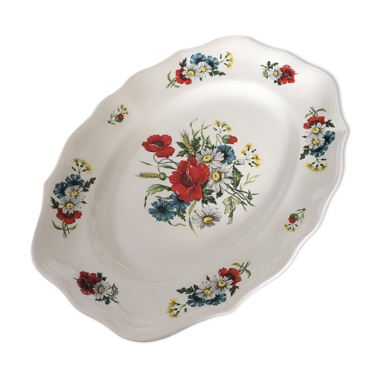Serving dish manufacture Lunéville France