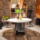 4 vintage transparent chairs 1990