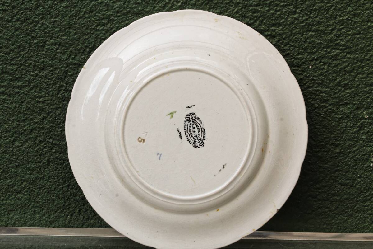 Set of 10 plates Creil & Montereau, Siege of Sebastopol, fine earthenware